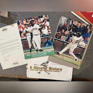 Barry Bonds Team Issue Photo Season Ticket Holder Gift San Francisco Giants RARE